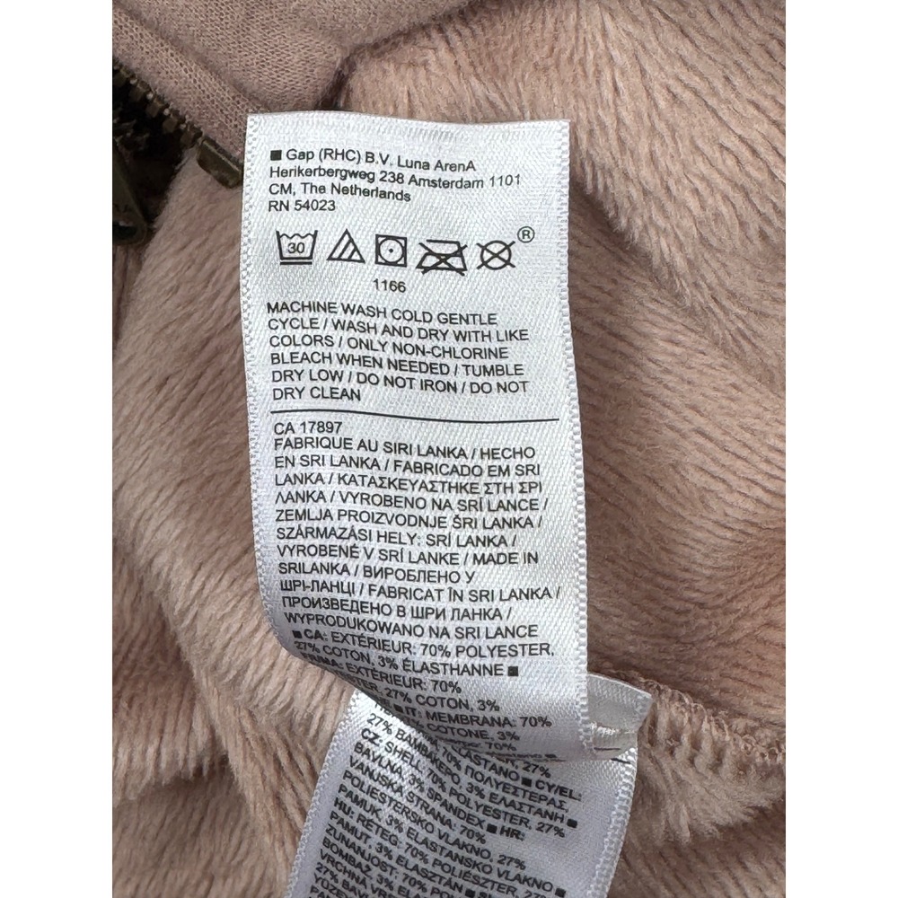 Athleta Cozy Karma Side Zip Funnel Neck Sweatshirt Women L Dogwood Mauve - Picture 7 of 7